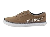 Tom Tailor Herren 5380520004 Bootsschuh, beige, 43 EU