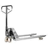 Manueller hydraulischer Palettenwagenheber aus Edelstahl, belastbar, 2000 kg Kapazität für den Transport von Industriegütern