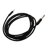 GAROZATION Audio Kabel Auf Stereo Klinkenstecker Kabel Für Mischpulte Lautsprecher E Gitarre Und E Piano 2 Meter Hochwertiges Instrumentenkabel Für Optimale