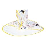 AKOOSY Outdoor Regenponcho Transparent Wasserabweisend Winddichter Poncho mit Schulranzen-kompatibilität Reißfest und Schnell Trocknend Kreative Muster für Jungen und Mädchen