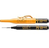 Pica Ink Tieflochmarker schwarz (1,5mm) I Original Picastift für Handwerker I Tiefenmarker wasserfest I Marker Stifte für Bohrlöcher I Markierstifte Baustelle I Bohrlochmarker Baustellenstift