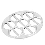Amosfun Knödelform Russischer Ravioli-hersteller Form Für Die Lebensmittelherstellung Ravioli-werkzeuge Für Zu Hause Knödel Schimmel Knödelmacher Küchenversorgung Silver Aluminiumlegierung