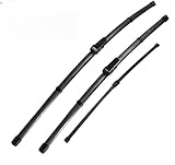 Autoscheibenwischer Scheibenwischer Wischblätter vorne hinten Wischerblätter Set, für Audi Q7 4M 2016-2021 26'+ 20' + 16'Flache Scheibenwischer