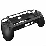 Zoegneer Game Controller Schutzhülle ABS Material Ergonomischer Griff L2 R2 Trigger Kompatibel für PS Vita 1000 Sichere Passform Kratzfest und Widerstandsfähig Schwarz und Weiß Bequem (Schwarz)