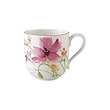 Villeroy & Boch Mariefleur Basic Kaffeebecher, 140 ml, Höhe: 9 cm, Premium Porzellan