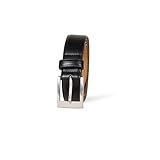 Amazon Essentials Herren Kleidergürtel, Schwarz, 115