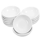 Zerodeko 1 Satz Keramikschale Japanische Beilage Kleine Schüssel Beilagenschalen Beilage Aus Porzellan Sushi Schalen Snackschalen Sojasauce Kleine Soßenbecher Kleine Gerichte Weiß 12st