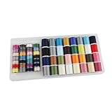 Nähmaschinengarn-Set, gemischte Farben, 32 Oberlast, 28 untere Last, Nähgarn, Quiltgarn, Handstricken, Stickzubehör für Mutter, Großmutter, Freunde