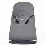Bezug auf Babywippe. Bezug Belltop kompatibel mit BabyBjörn Wippe: Balance, Soft und Bliss. Babysitz Ergonomisch Babywippe. Hypoallergenic Steppuhn. (Grau)