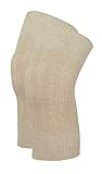 wobera ANGORA Gelenkwärmer, leichte Ausführung 70% Angora (Large, beige)