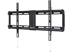 Amazon Basics TV-Wandhalterung mit tiefem Profil, horizontaler Pfosteninstallation, Nivellierung für 32-Zoll- bis 86-Zoll-Fernseher, 81.2 - 218 cm, Schwarz