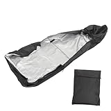 Abaodam 2 STÜCK Autositzschoner Vordersitzbezüge Auto Nylon Sitzschutz Schwarz Wasserabweisend Leicht zu Reinigen mit Aufbewahrungstasche