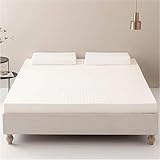 Premium Naturlatex-Matratze, 90 x 200 cm, 10,2 cm dick, kühlende Bettauflage, zonale Unterstützung für Seiten- und Rücken-Sper, hypoaller und atmungsaktiver Komfort