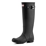 Hunter WOMENS ORG TALL, Damen Gummistiefel, Schwarz (Black), 40/41 EU