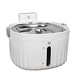 BAOFUYA 2-Liter-Katzen-Trinkbrunnen, Ultraleiser Trinkbrunnen für Katzen und Hunde, Leicht zu Reinigen und Zusammenzubauen, Inklusive Filter
