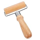 DEARMAMY Holz Teigroller mit Ergonomischem Griff Glatter Oberfläche für Pizza Pasta Desserts Vielseitiges Küchenbackzubehör für Gleichmäßiges Ausrollen von Teig