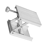 Healvian Verstellbarer Aluminiumlegierungs hebeständer Nivelliergerät Hubtisch Höhenverstellbar Leicht und Langlebig für Präzises Messen und Laboranwendungen