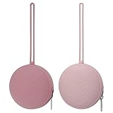 2pcs Silikon Schnullerbox Mädchen Junge BPA-Freiem Silikon Schnullerhalter Aufbewahrung Aufbewahrung Für 2 Schnuller Tragbare Schnulleraufbewahrung Box Hochwertige Baby Zubehör für Kleinkinder