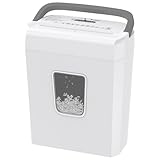 Bonsaii Aktenvernichter, 8-Blatt Papierschredder mit Sicherheitsstufe P-4, Kreuzschnitt 5x14mm, Schreddert Kreditkarten & Büroklammern, Überhitzungsschutz, 13L Behälter für Büro & Zuhause, C277-C