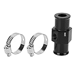 20 mm 24 mm Wassertemperatur-Messgerät-Adapter für Motorrad, Aluminiumlegierung, Kühlmitteltemperatursensor, 3-Wege-Anschluss (24 mm) (B(24mm))