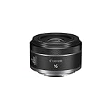 Canon Objektiv RF 16mm F2.8 STM Ultra Weitwinkel-Objektiv für Kameras der Canon EOS R Serie (Festbrennweite, Leiser STM-Autofokusmotor, hohe Lichtstärke, 165g), schwarz