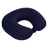 Reisekissen, U-förmiges Nackenkissen, Nackenhörnchen, Flugzeug Kissen, Travel Pillow, reisenackenkissen, flugkissen Nacken, Neckpillow, Halskissen für Camping, Reisen, Auto, Zuhause, Büro (Navy)