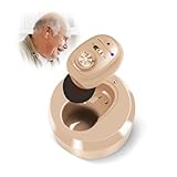 Britzgo Klanggerät,speziell für ältere Menschen entwickelt,mit Rauschunterdrückungsfunktion,macht alltägliche Gespräche mühelos,bietet eine extrem lange Akkulaufzeit (Beige)