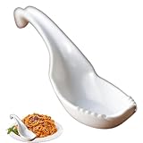 Asiatische Suppenlöffel, japanische Ramen-Nudel-Suppenlöffel, große Suppenlöffel für Müsli, Eintöpfe und Ramen, asiatisches Geschirr für Reis, Nudelsuppenlöffel für Restaurants, Zuhause und Hotels