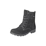 RICOSTA Mädchen Schnürstiefeletten DISERA,Kinder Stiefeletten,WMS:Mittel,lose Einlage, TEX,gefüttert,Stiefel,Bootee,schwarz (090),39 EU
