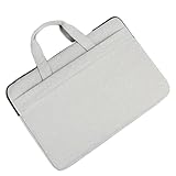 Toddmomy Laptoptasche Leichtes Stoßfestes Polyester Sleeve mit Weichem Innenfutter Handlich und Strapazierfähig Geeignet für Arbeit Uni und Geschäftsreisen