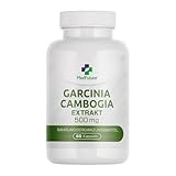 Garcinia Cambogia Extrakt 60% HCA 60 Kapseln Gesunder schneller Gewichtsverlust