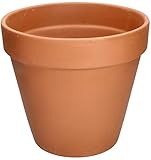 KOTARBAU® Blumentopf aus Terrakotta ⌀ 27 cm Übertopf mit Rand für Innenräume und Gärten