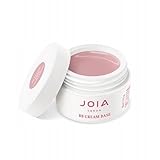 JOIA Vegan Base Coat UV/LED Nagellack Gel für Nagelstudio DIY Home BB cream Vanilla Rose Beige-Rosa 50 ml
