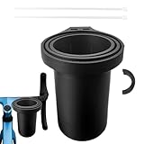 Fahrrad Getränkehalter, Spritzgeschützter Halter für Fahrradlenker, Halterung Lenkerbefestigung Kompatibel Mit Bergstraße Reise Outdoor Radfahren Motorroller