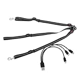 CLISPEED Professioneller LED Pferdestrick mit Leuchtendem Wasserdichtem Pu Material Farben Lichtmodi Langlebiger Verstellbarer Pferdegurt für Training und Sichtbarkeit bei Nacht