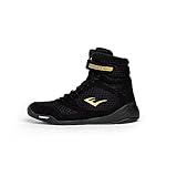 Everlast Elite V2 Black 10 Boxschuhe - Ihr ultimativer Trainingsbegleiter für Exzellenz und Haltbarkeit Boxschuhe, Elite 2 Schuhe, Trainingsschuhe, Schwarz, 43 EU