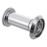 MUCKLILY Türspion Weitwinkel aus Zinklegierung mit Glaslinse Verstellbar Sichtschutzabdeckung für Haustüren Eisentüren Einfache Montage Sicherheits für Zuhause und Büro