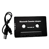 Rheross Universeller Kassetten-Bluetooth 5.0-Audio-Autoband-Aux-Stereoadapter mit Mikrofon für Telefon-MP3-AUX-Kabel-CD-Player