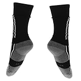 YARNOW 1 Paar Reitsocken reitstrümpfe Equestrian Ausrüstung Sportsocken für Reiten Basketballsocken Socken für den Reitsport fußball socken Radsocken Frottee Grey