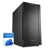 dcl24 PC Workstation AMD Ryzen 9 7950X, GTX1650 4GB - 2000GB SSD, 64GB DDR5, schneller Computer mit WLAN, 16x5.7 GHz, PC Rechner mit Windows 11 für Büro und Homeoffice [19817]