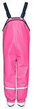 Playshoes Unisex Kinder Fleece-Trägerhose 408622, 18 - Pink, 116