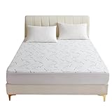 Matratzenschoner – wasserdichte Bettauflage, hautfreundlicher Matratzenbezug mit strapazierfähigem Design, bequeme Schutzschicht für Mietwohnung, Schlafsaal, Geschäft, Restaurant, Hotel