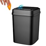 Berührungsloser Mülleimer – intelligenter automatischer Sensor-Mülleimer, elektrischer Mülleimer | Freihändiger 13-Liter-Mülleimer mit Deckel für Küche, Bad, Schlafzimmer oder Wohnzimmer, kompakte Org