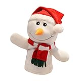 KONTONTY 1 Stück Weihnachts Fingerspielzeug Mini Fingerpuppen Weiß Bezauberndes Puppenspielzeug Für Kinder Ideales Und Mitbringsel Für Weihnachten Und Festliche Anlässe