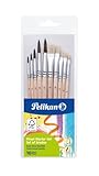 Pelikan 700405 Set de Pinceaux Pour Débutant, 10 Pièces