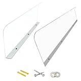 Markise für den Außenbereich, 39,9 x 39,9 cm, Sonnenschutzdach, Terrassenüberdachung, UV-Schutzfolie für Regen, Schnee, Sonnenlicht, Fenster-Markisenabdeckung, UV-beständig Un