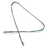 Toparchery Ersatzsehne Armbrustsehne – Dacron-Material, 20-Strang-Design | 17.52/26.5 Zoll Länge | Armbrust-Zubehör für Sport- und Hobby-Armbrustschützen (Grün & Schwarz, 26.5zoll)