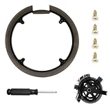 GZRXIOUS Kettenschutz Fahrrad Kettenradabdeckung 42 44 Zähne Kettenschutzring Kettenblattschutz Schützt Kette und Kettenblatt für Mountainbikes und Straßenschwächen mit Schrauben und Schraubendreher