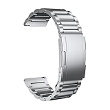 NMASDUYPU Kompatibel mit Watch 3 Titanarmband 22 mm Universal Geeignet for Watch2/2R Smartwatch Zubehör 22 mm Armband(Silver,Watch3)