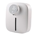 BEBEMOKO Automatischer Spender, Mini-Getränkespender, intelligenter Spender, Sensorspender, Wandspender, Getränkewand, Schaumspender, Wandmontage, Trockengestell, weiß, ABS